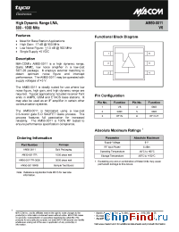 Datasheet AM50-0011SMB manufacturer M/A-COM